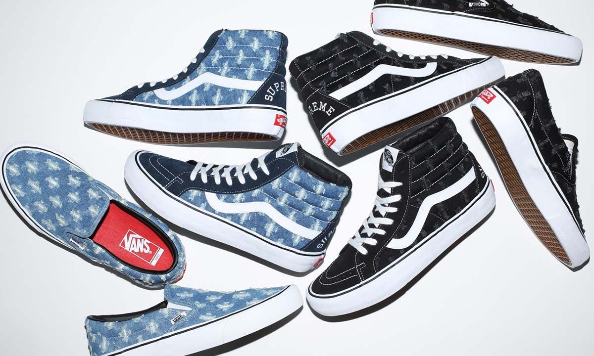 vans x supreme shoes